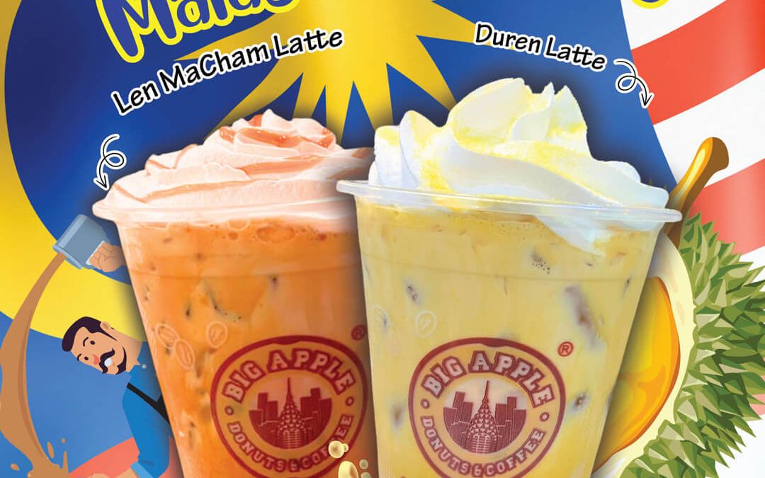 Discover Malaysian Slurpy: Len MaCham Latte & Duren Latte