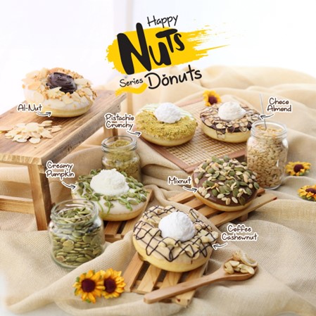 Discover the Delicious ‘Happy Nuts Series’ at Big Apple Donuts